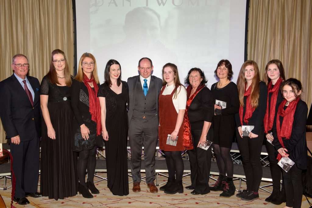 Pictured at the launch of tenor soloist Dan Twomey's debut album were L to R Kevin Goggin MCMaria Mulcahy,Flautist,Orla Busteed Tracton Harp Ensemble,Mary McCague,Piano,Dan Twomey, Maedbh O'Shea, Mary Malone, Carrigaline Choral Group, Gerda Marwood,Cello, Caragh Allen, Blaithin Allen and Seraphina Emerson ,Tracton Harp Harp Ensemble.Picture Robert Bateman. No Fee Required